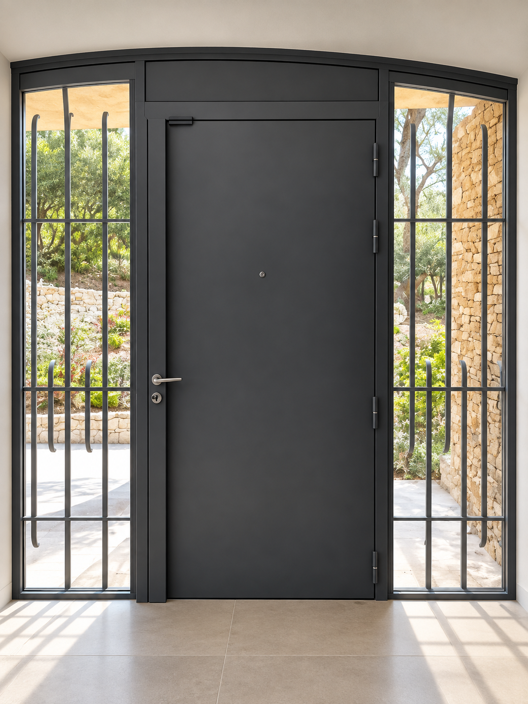 Pose de porte blindée